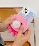 Squishy Bubble Pink Jellyfish Plush iPhone Case