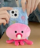 Squishy Bubble Pink Jellyfish Plush iPhone Case